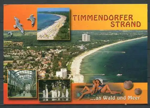 (03915) Timmendorfer Strand / Mehrbildkarte - gel. 2009 - UP-Verlag, Kiel