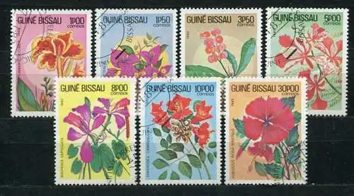 Guinea - Bissau Nr.724/30       O   used      (022) Blumen, Flowers