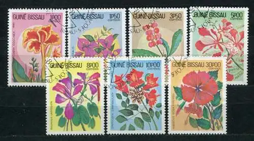 Guinea - Bissau Nr.724/30       O   used      (021) Blumen, Flowers