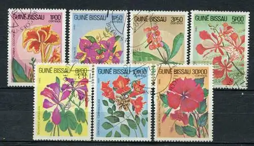 Guinea - Bissau Nr.724/30       O   used      (020) Blumen, Flowers