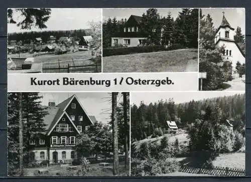 (03899) Kurort Bärenburg 1/ Osterzgeb. - Mbk  - Echter Handabzug s/w - n. gel. - DDR