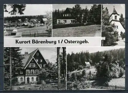 (3899) Kurort Bärenburg 1/ Osterzgeb. - Mbk  - Echter Handabzug s/w - n. gel. - DDR