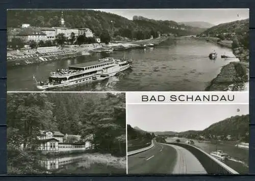 (03897) Bad Schandau - Mbk / Dampfer - Echt Foto s/w - n. gel. - DDR - Bild und Heimat Reichenbach