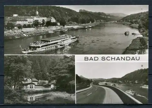 (3897) Bad Schandau - Mbk / Dampfer - Echt Foto s/w - n. gel. - DDR - Bild und Heimat Reichenbach