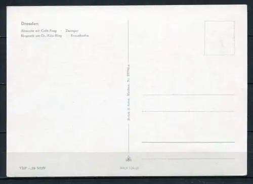 (3838) Dresden - Mbk - n. gel. - DDR - J 04-65 Brück & Sohn, Meißen, Nr. 29746 a