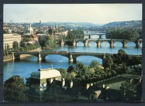 (03807) Praha/ Prag - Prager Brücken - gel.