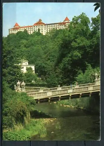 (03805) Karlovy Vary/ Karlsbad - Sanatorium "Imperial" - gel. 1977 - Frankatur: ČSSR u. DDR