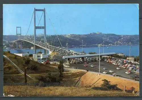 (03797) Istanbul - Bosporus-Brücke - gel. 1979 - russiche Frankatur