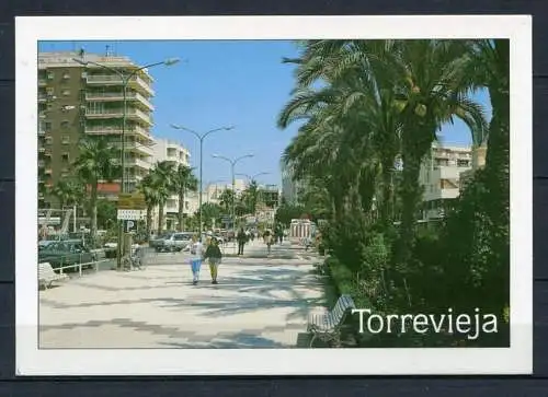 (3792) Torrevieja/ Paseo de la Libertad - gel. 02.02.1996