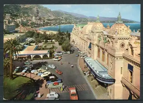 (03756) Monte-Carlo - Le Casino de MONTE-CARLO - Le Café de Paris - Oldtimer - gel. 21.04.1965
