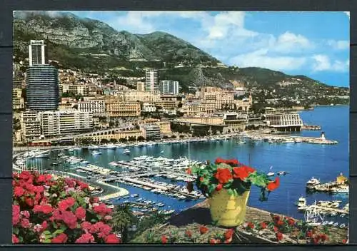 (03755) Monte-Carlo - Hafenansicht - gel. 14.09.1983