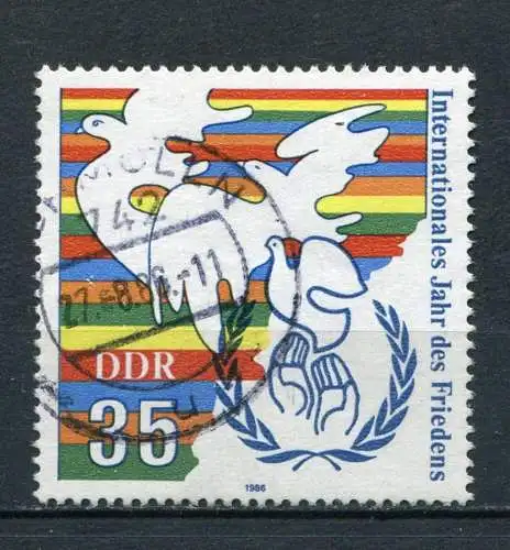 DDR Nr.3036          O  used       (22006) ( Jahr: 1986 )