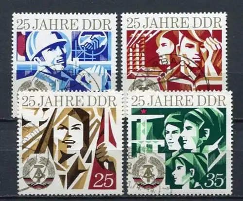 DDR Nr.1949/52            O  used       (21589) ( Jahr: 1974 )