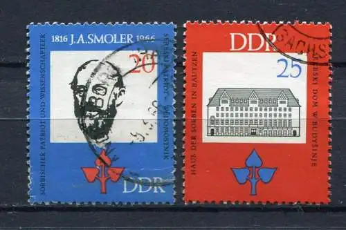 DDR Nr.1165/6         O  used       (21301) ( Jahr: 1966 )