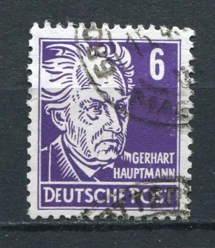 DDR Nr.328          O  used       (21079)  ( Jahr: 1952 )