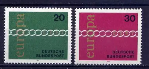 (2508) BRD Nr.675/6          **  postfrisch