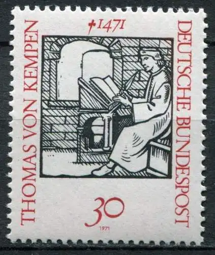 BRD Nr.674          **  mint        (0210) (Jahr.1971)