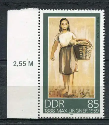 (21067) DDR Nr.3212          **  postfrisch  Rand