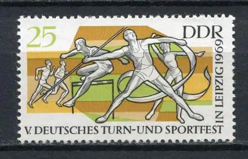 DDR Nr.1487        ** mint       (20975) ( Jahr: 1969 )