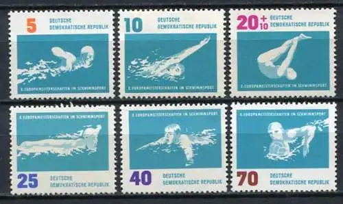 DDR  Nr.907/12          **  mint             (20955) ( Jahr 1962 )
