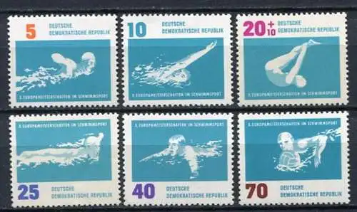 DDR  Nr.907/12          **  mint             (20954) ( Jahr 1962 )