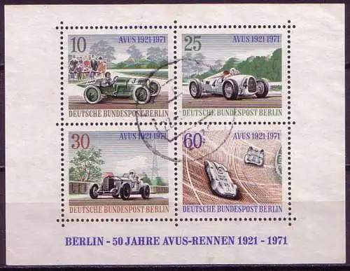 (914) Berlin West Nr.397/400   Block 3         O  gestempelt