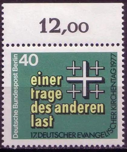 Berlin West Nr.548          **  mint        (369) Rand