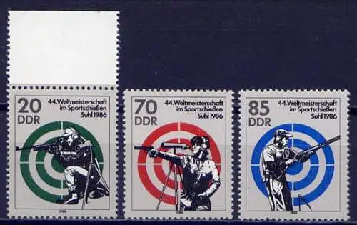 (9550) DDR Nr.3045/7         **  postfrisch