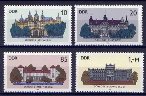 DDR Nr.3032/5         **  mint      (9538) ( Jahr: 1986 )