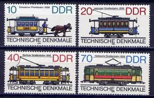 DDR Nr.3015/8         **  mint      (9514) ( Jahr: 1986 )