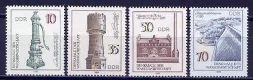 DDR Nr.2993/6          **  mint      (9479) ( Jahr: 1986 )