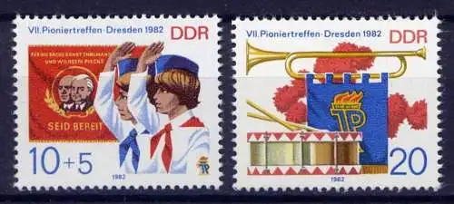 DDR Nr.2724/5           **  mint       (1132) ( Jahr: 1982 )