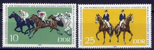 DDR Nr.2449/50             **  mint       (8703) ( Jahr: 1979 )