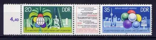 (14912) DDR Nr.2345/6  Streifen             **  postfrisch  Rand