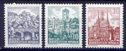 DDR  Nr.835/7         **  mint             (3131) ( Jahr 1961 )