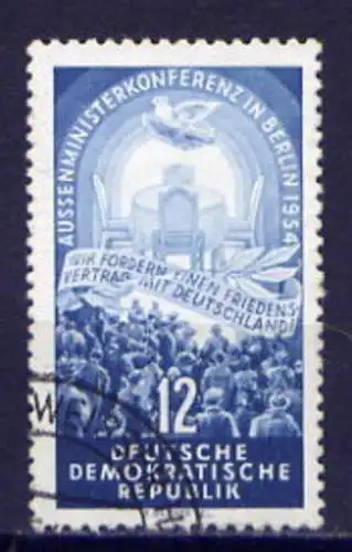 DDR Nr.424          O  used       (5201) ( Jahr: 1954 )