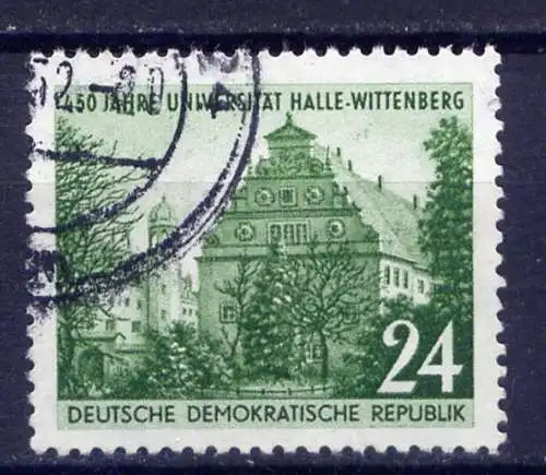 DDR Nr.318 XI         O  used       (10766)  ( Jahr: 1952 )