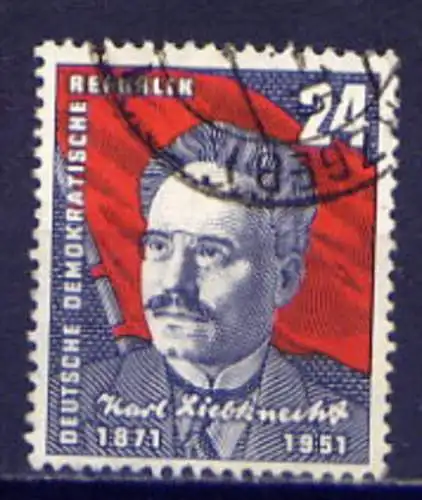 DDR Nr.294          O  used       (5053) ( Jahr: 1951 )