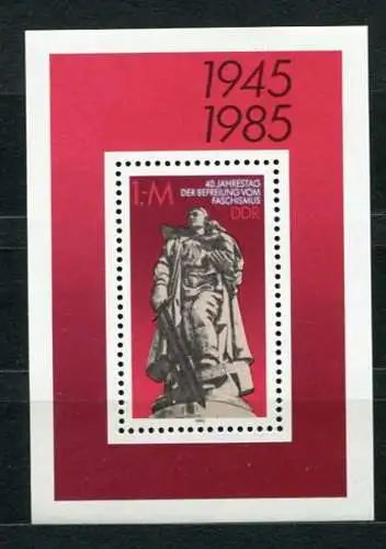 DDR Block 82     **  mint       (20937) ( Jahr: 1985 )