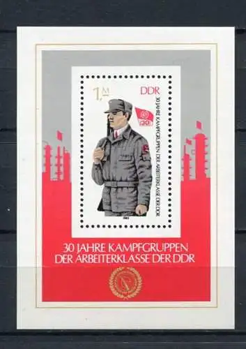 (20925) DDR Nr.2824  Block 72     **  postfrisch