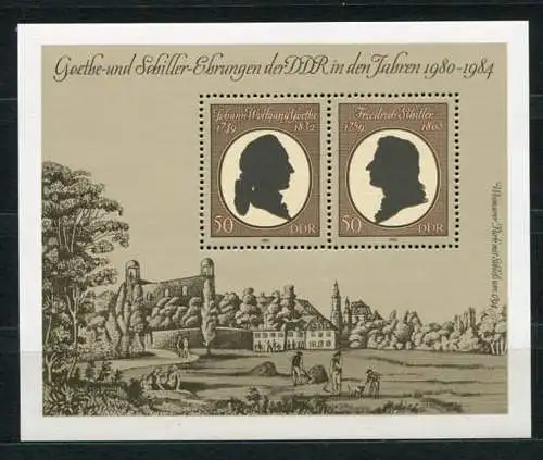 (20918) DDR Nr.2681/2  Block 66     **  postfrisch