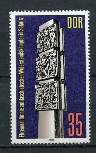 DDR Nr.2639             **  mint       (20753) ( Jahr: 1981 )