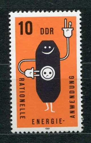 DDR Nr.2601       **  mint       (20744) ( Jahr: 1981 )