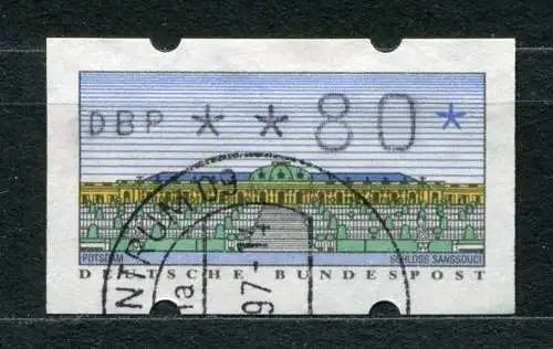 BRD ATM Nr.2 / 80 Pf        O used   (10091)