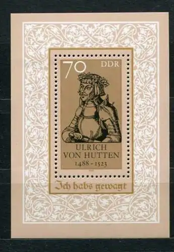 (20659) DDR Nr.3167  Block 93     **  postfrisch