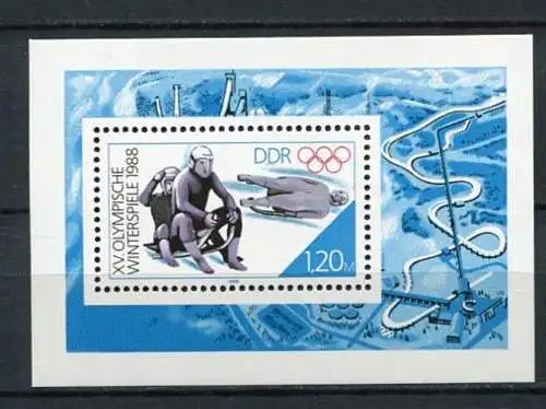 DDR Block 90     **  mint      (20646) ( Jahr: 1988 )