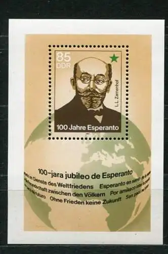 (20631) DDR Nr.3106 Block 87       **  postfrisch