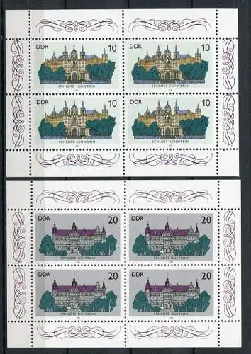 (20610) DDR Nr.3032/3  Zwei Kleinbogen        **  postfrisch