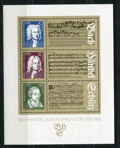 DDR Block 81          **  mint      (20589) ( Jahr: 1985 )