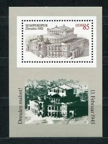 (20585) DDR Nr.2928  Block 80          **  postfrisch